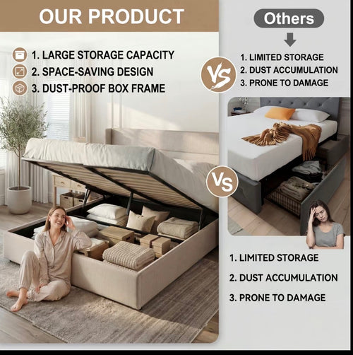 Cama Storage Modern Luxe