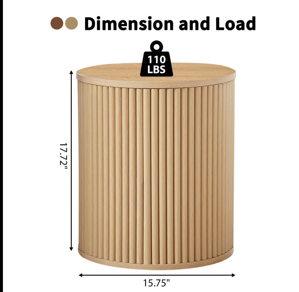 Mesa Auxiliar Moderna Wood Luxe 2 set
