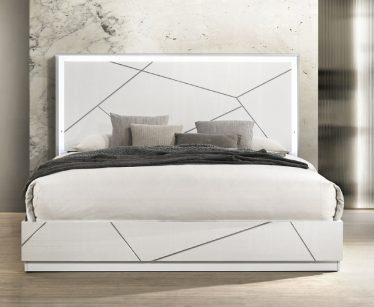 Esther Queen Bed w/LED