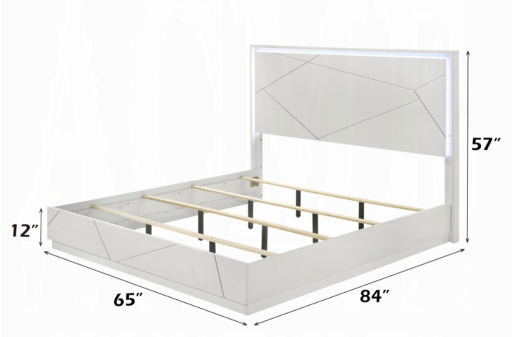Esther Queen Bed w/LED