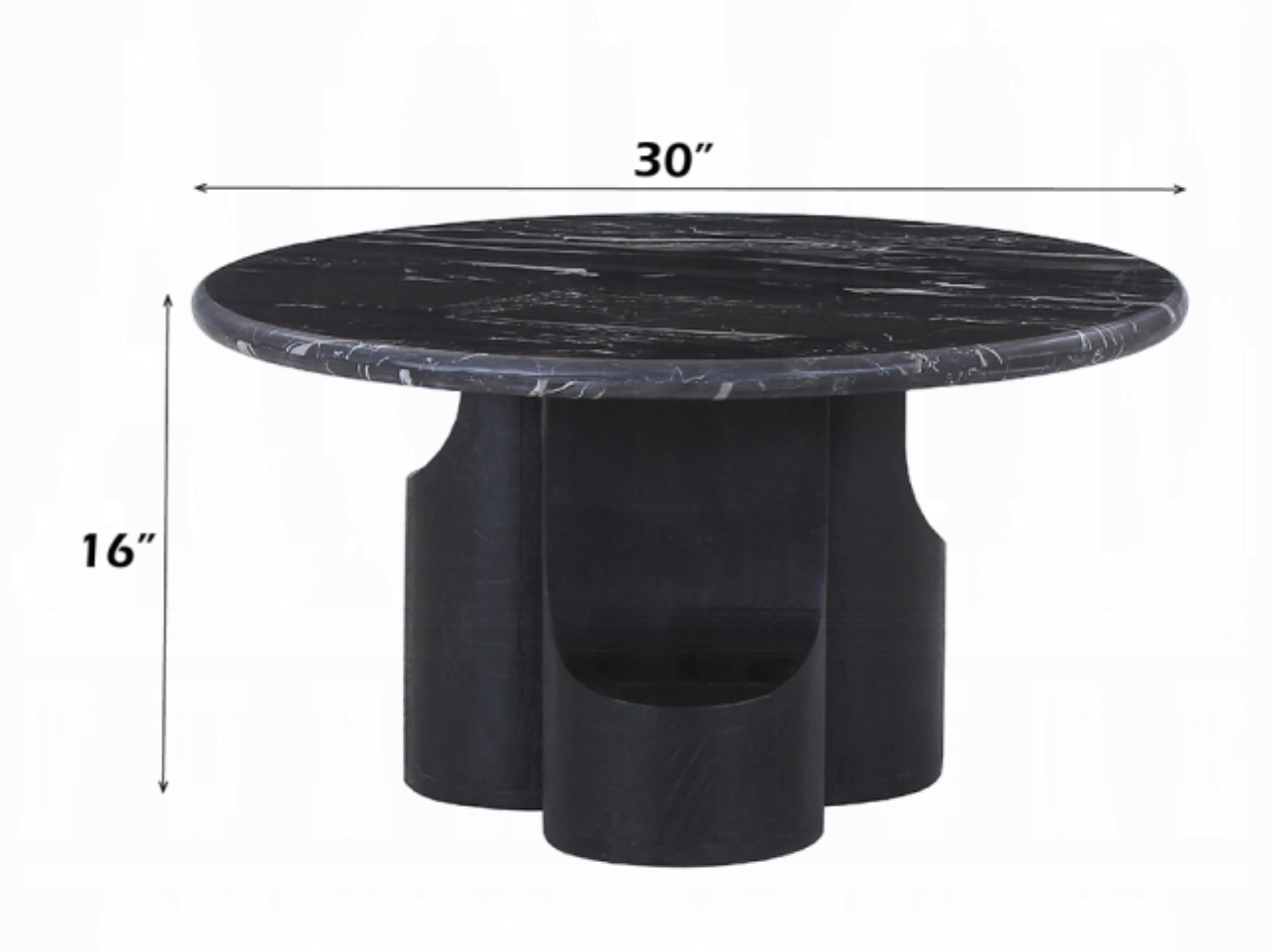 Kinton Coffee Table w/Natural Marble Top