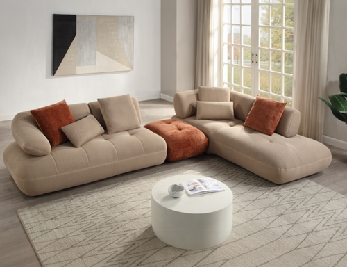 Carrick Sectional Sofa w/6 Pillows