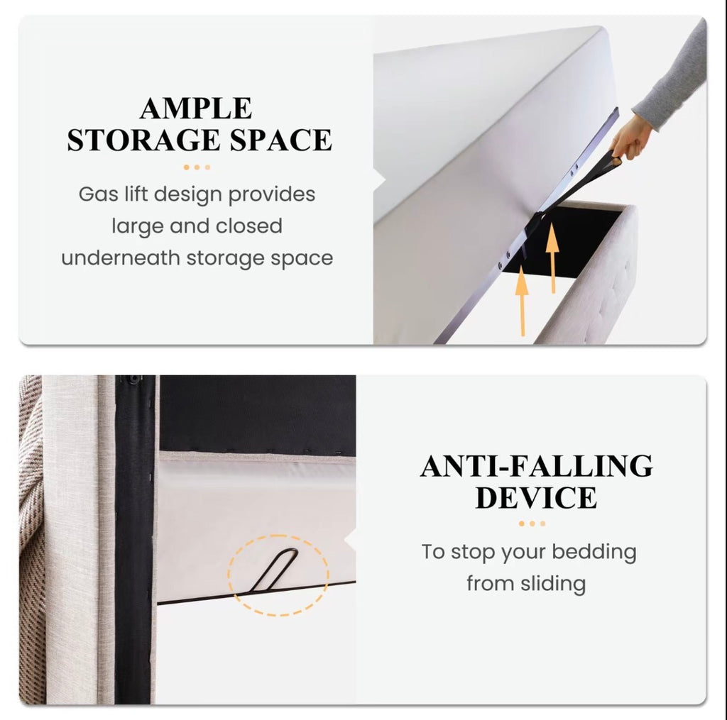 Cama Storage Modern Luxe