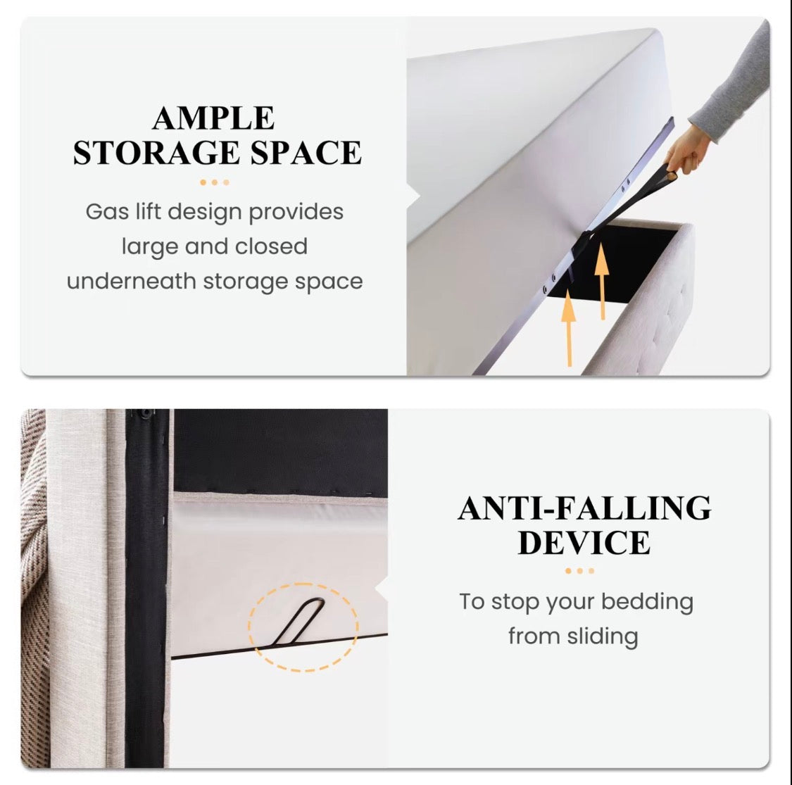 Cama Storage Modern Luxe