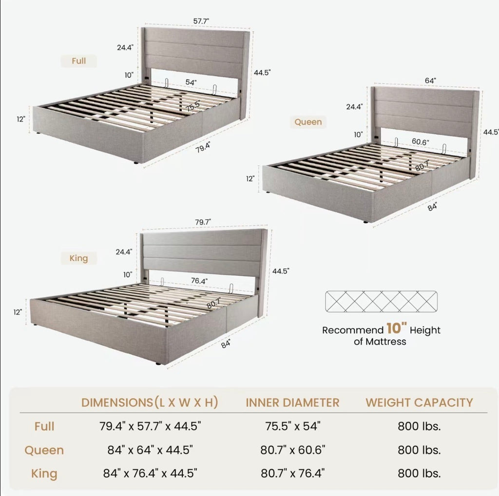 Cama Storage Modern Luxe