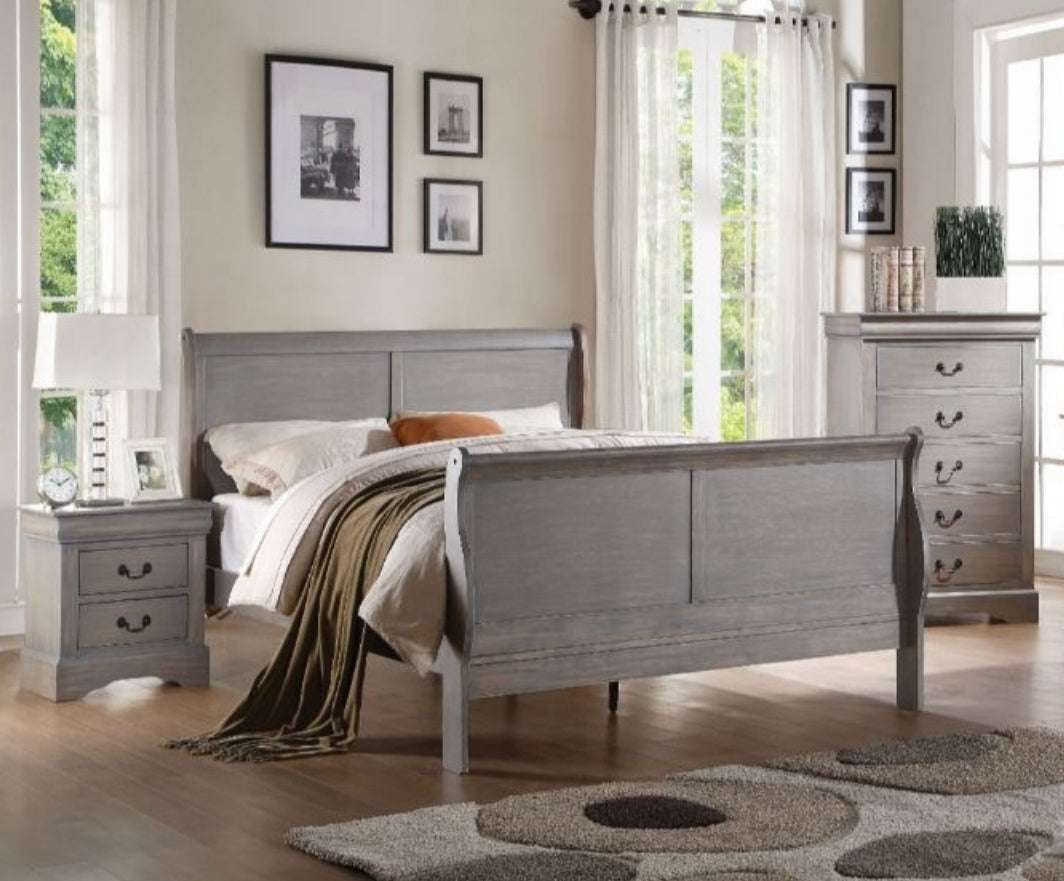 Louis Philippe III Queen Bed